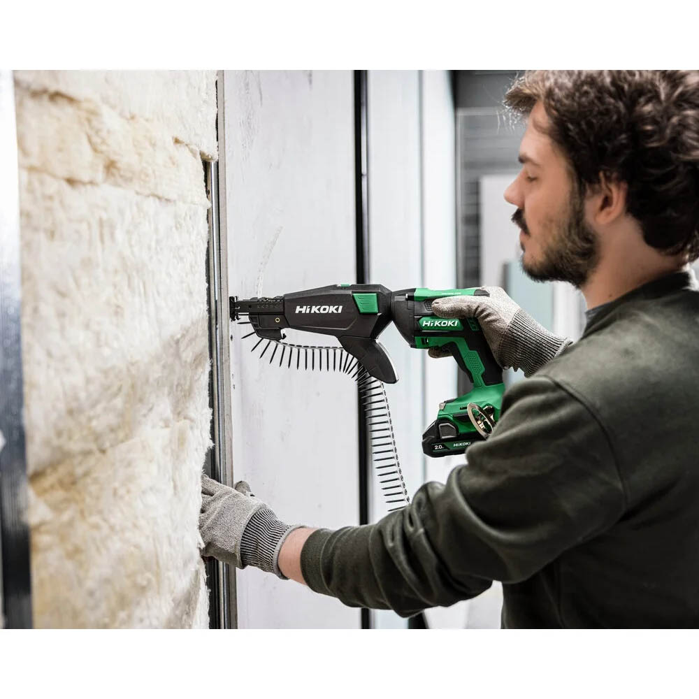 Hikoki Cordless Drywall Screwdriver, 18V, 0–5000 RPM, Brushless Motor, Auto Start, 1.38 kg W18DAWBZ