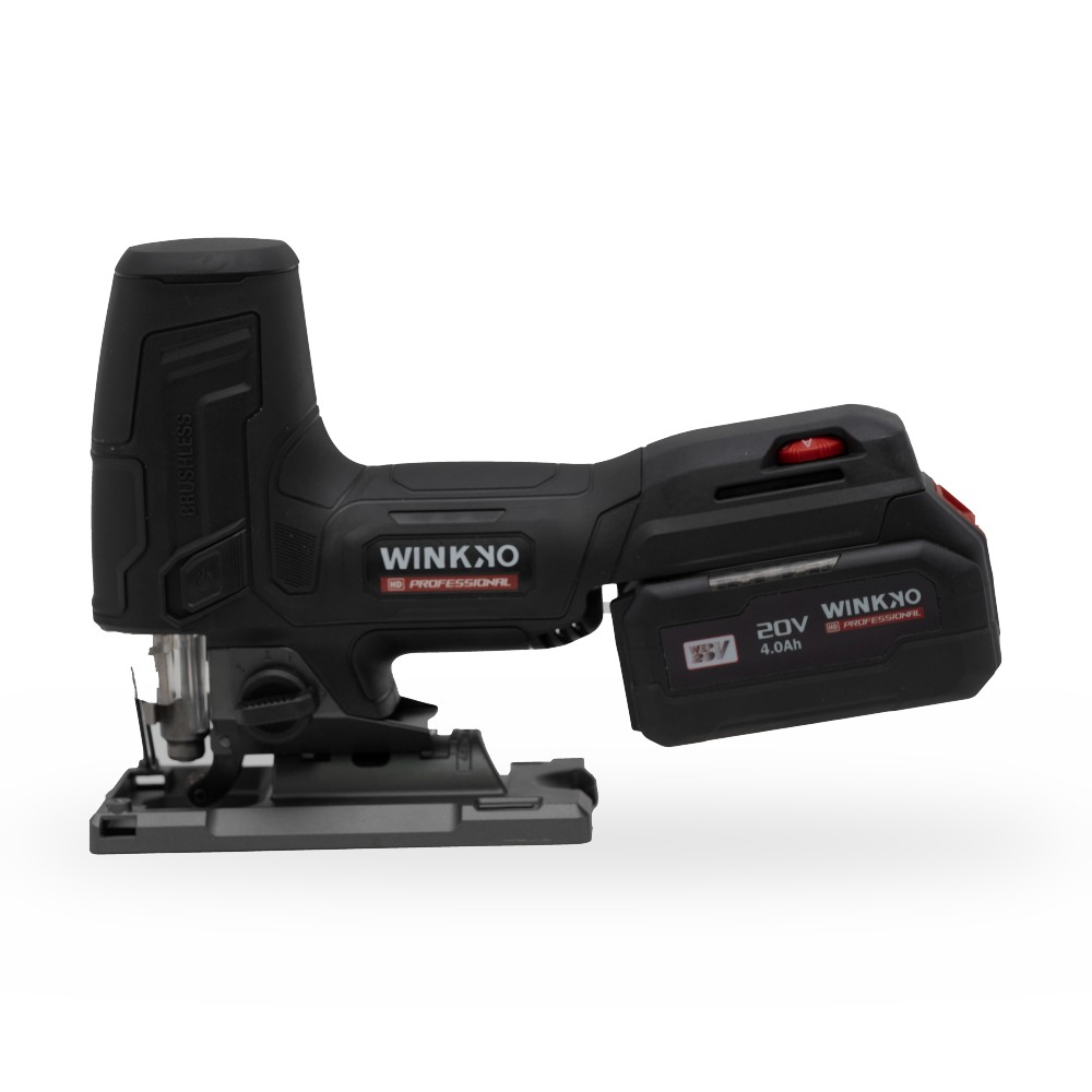 Winkko Cordless Brushless Jig Saw, 20V, For Wood, Steel, Aluminum, Cutting 120mm, 1.8kg HJS201BL