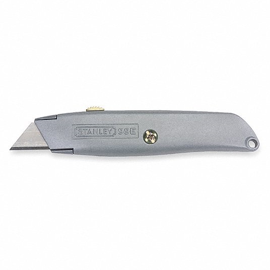 Stanley Gray Carbon Steel Utility Knife, 6 4A803