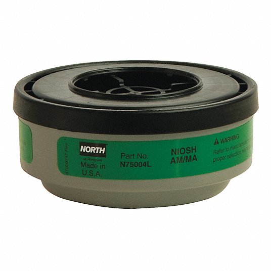 Honeywell North Cartridge, NIOSH Rating Ammonia (AM), Methylamine (MA), Green N75004L