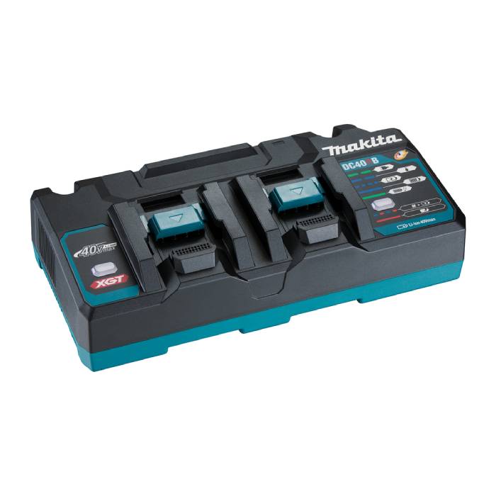 Makita 40 Volt Charger, 2 Port, Fast Charger, 220 ~ 240 V, DC40RB 191N13-7