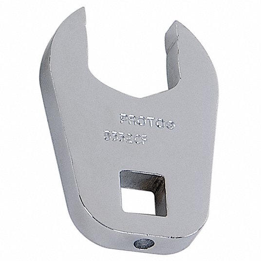Proto Crowfoot Socket Wrench, Alloy Steel, Chrome, 1/2 inch Drive Size, 1 1/8 inch Head Size J5336CF