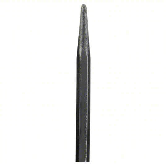 Westward Digging Bar, Chisel/Point End, 2 9/16 inch End Width, Hexagon Bar Shape, 1 inch Bar Dia 20C887
