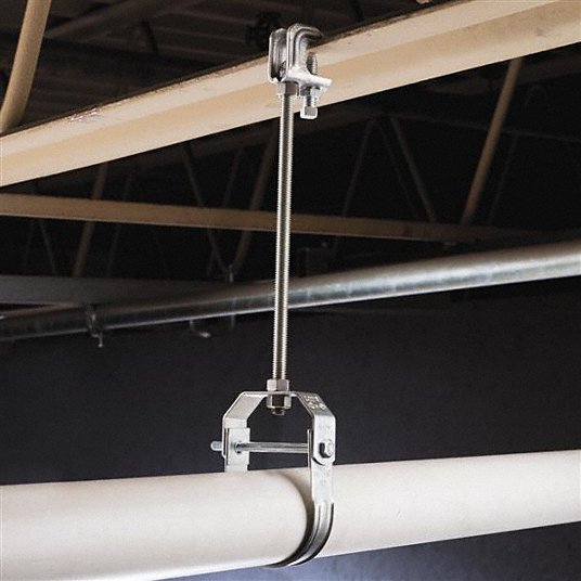 Caddy Adjustable Clevis Hanger, Electro-Galvanized/Pre-Galvanized Steel 4010075EG