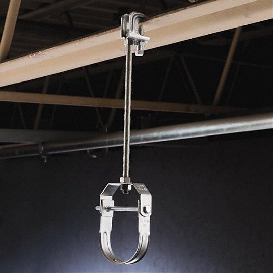 Caddy Adjustable Clevis Hanger, Electro-Galvanized/Pre-Galvanized Steel 4010075EG