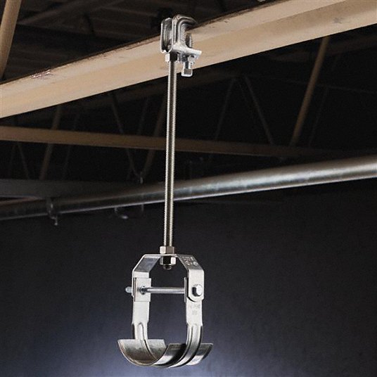 Caddy Adjustable Clevis Hanger, Electro-Galvanized/Pre-Galvanized Steel 4010075EG