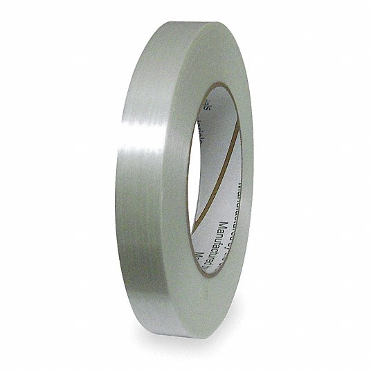 Ability One Filament Tape, 52 Series, Heavy Duty, Tape WxL 0.5 in x 180 ft 7510-00-582-4771