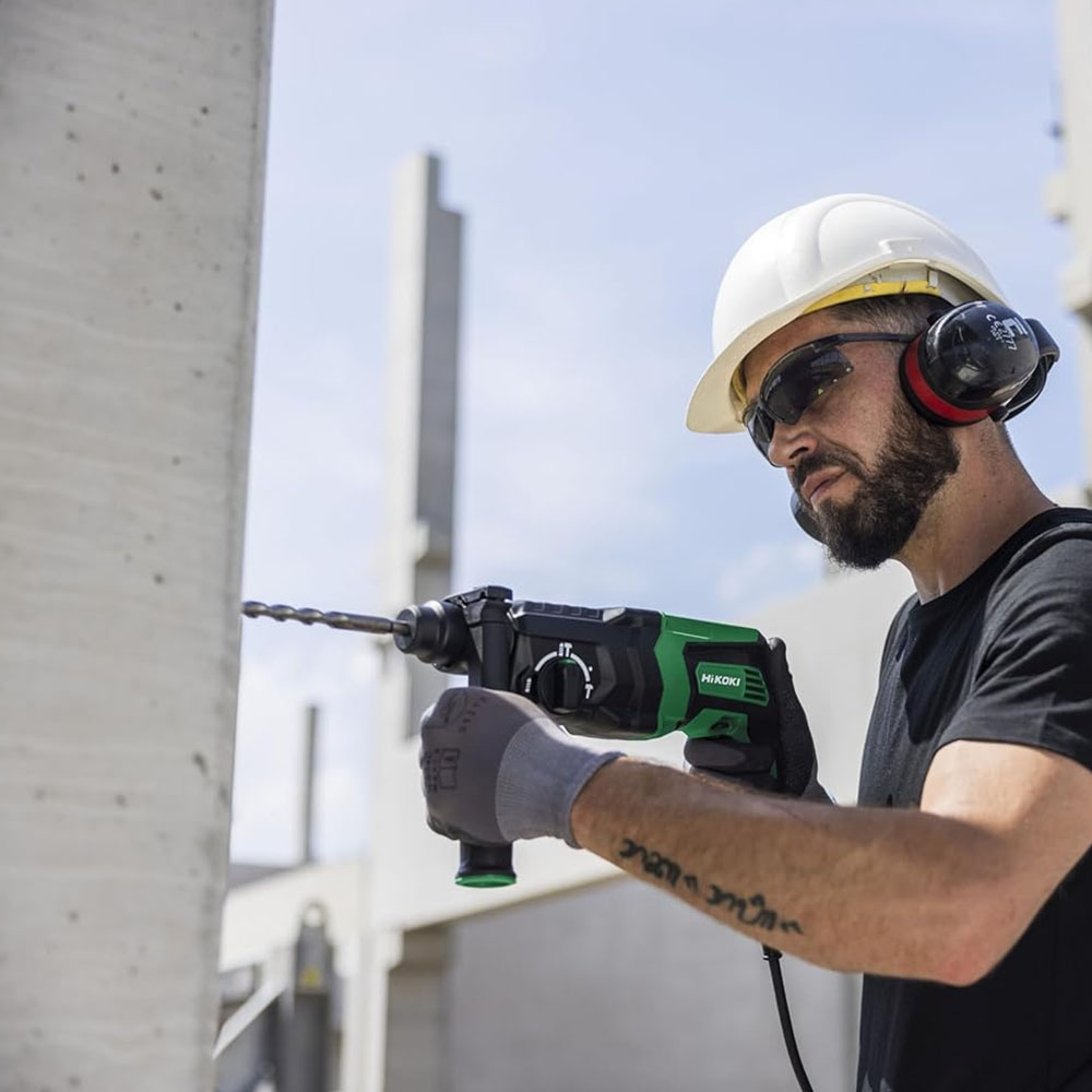 Hikoki Rotary Hammer, 3 Modes, SDS Plus, Concrete 26mm, 830W, 0~1100rpm, 2.8kg DH26PC2W1Z