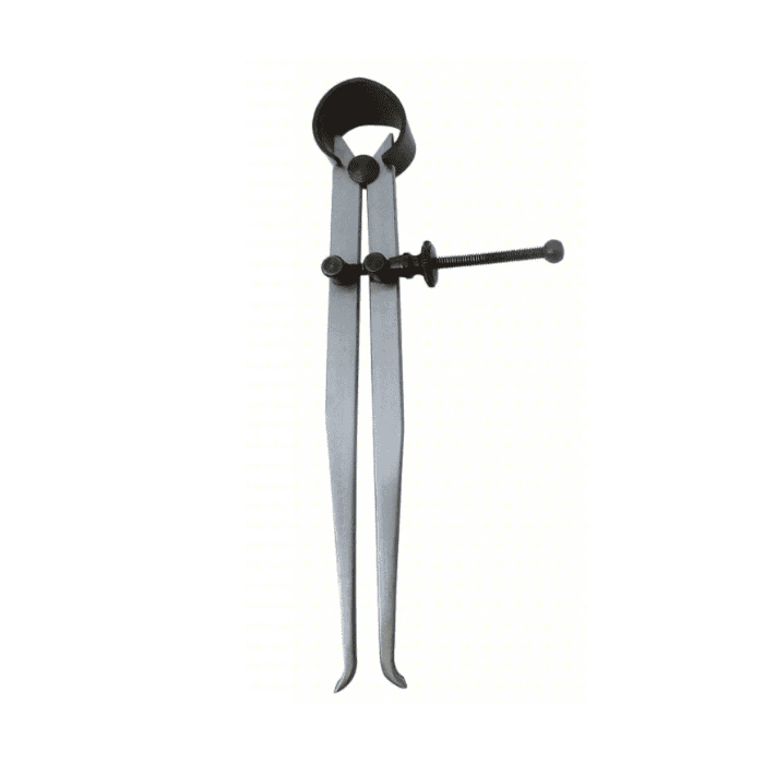 Westward Inside Spring Caliper, Maximum Measurement 250 mm, 10 in, Joint Type Spring, Nut Type Solid 40L728