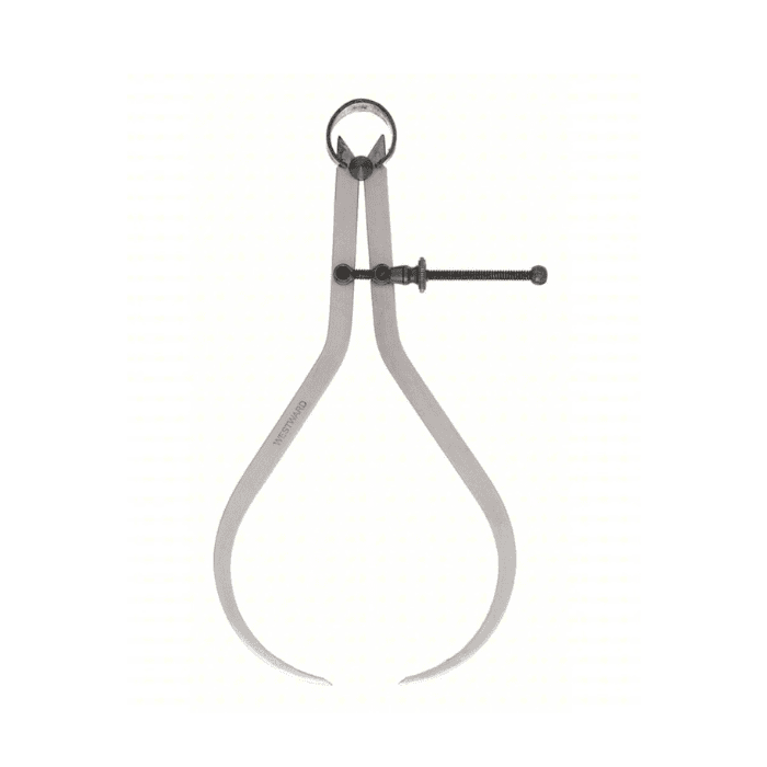 Westward Outside Spring Caliper, 8 inch, Nut Type Solid 40L719