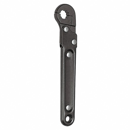 Proto Flare Nut Wrench, Alloy Steel, Black Oxide, 13/16 inch Head Size, 9 1/2 inch Overall Length J3826