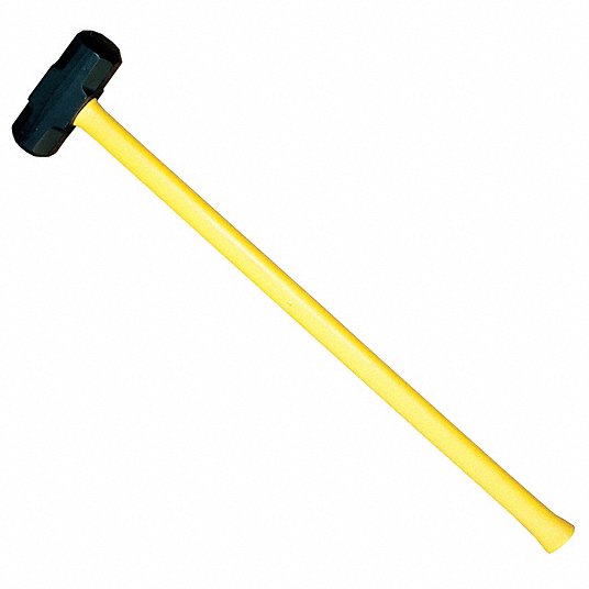 Molded Fiberglass FIBERGLASS INNOVATIONS, Sledge Hammer, 10 lb., 34 In, Fiberglass S5