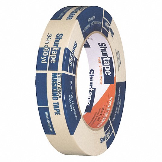 Shurtape General Purpose Masking Tape, Series , Imperial Tape Length 60 yd CP 83