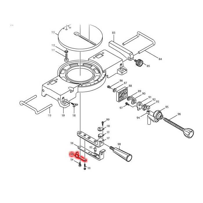 Makita Leaf Spring, For LS1440 232093-1