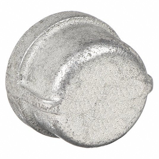 Anvil Round Cap, Malleable Iron, 1 1/4 in Pipe Size, Female NPT, Class 150 319900643