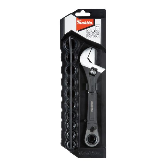 Makita 11Pc Pass thru adjustable wrench set B-65458