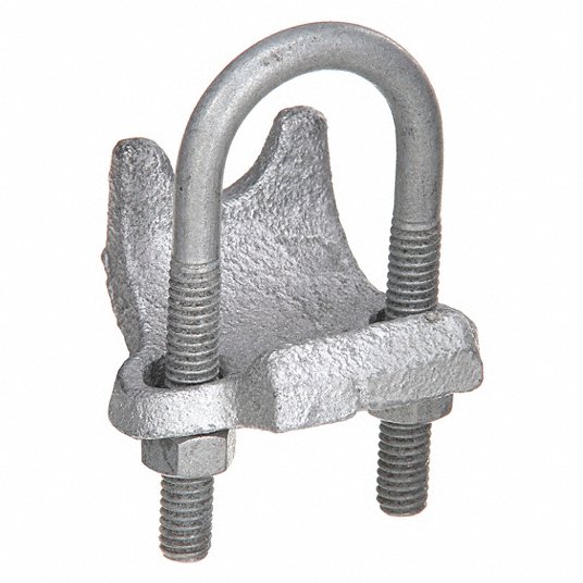 Right Angle Conduit Clamp, Steel, 3/64 in to 1 5/8 in, 3/4 in Trade Size RACC075