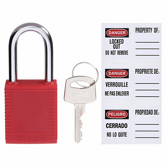 Brady Lockout Padlock, PK 6 51339