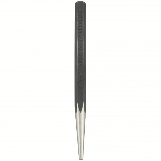 Westward Starting Punch, 3/8 inch Shank Width, 6-inch Overall Length, Hexagon, Flat 2AJF5