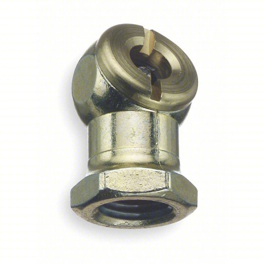 Westward Ball Foot Air Chuck, Heavy-Duty Tire Chucks,  Single Head, FNPT, Brass 2HKY1