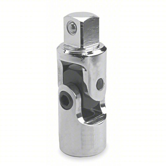 Proto PROTO Universal Joint: 1/2 in Input Drive Size, 1/2 in Output Drive Size, Square, Chrome J5470A