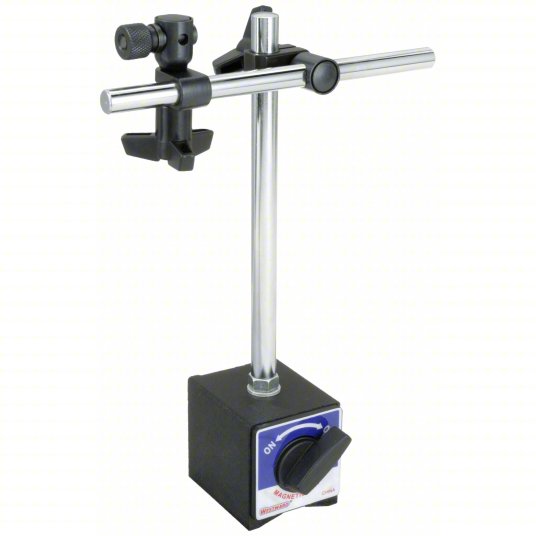 Westward Magnetic-Base Indicator Holder, Magnetic Base, Rigid Arm, 85 lbf Holding Power 2YND8