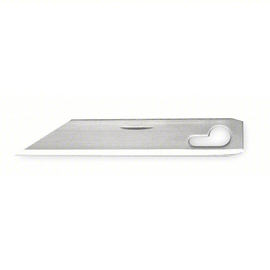 Westward Utility Blade, 2 1/2 inch Blade Length, 13/32 inch Blade Width, 0.046875 inch Blade Thick, Steel 2ZRK2