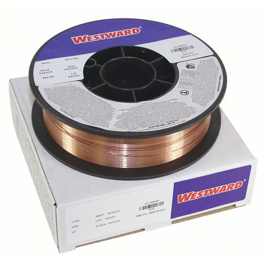 Westward MIG Welding Wire, Low-Alloy Steel, 0.035 inch, 11 lb, ER80S-D2 20AP73