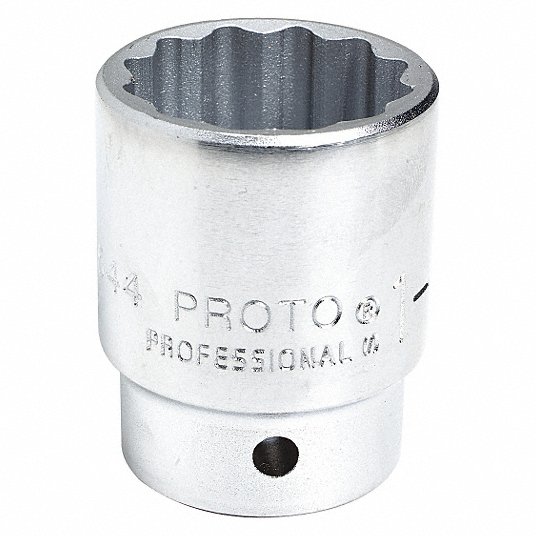 Proto Socket, 3/4 inch Drive Size, Alloy Steel, Satin Finish J5558