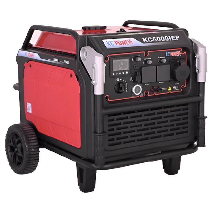 Kc Power Gasoline Generator 5 kW Rated, 220V, 60Hz, Electric/Recoil Start, 66.5 kg KC6000IEP