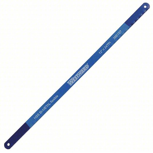 Westward Hacksaw Blade, 12-inch Length, Bi-Metal, 1/2 inch Width, 0.022 inch Thickness 38EY27