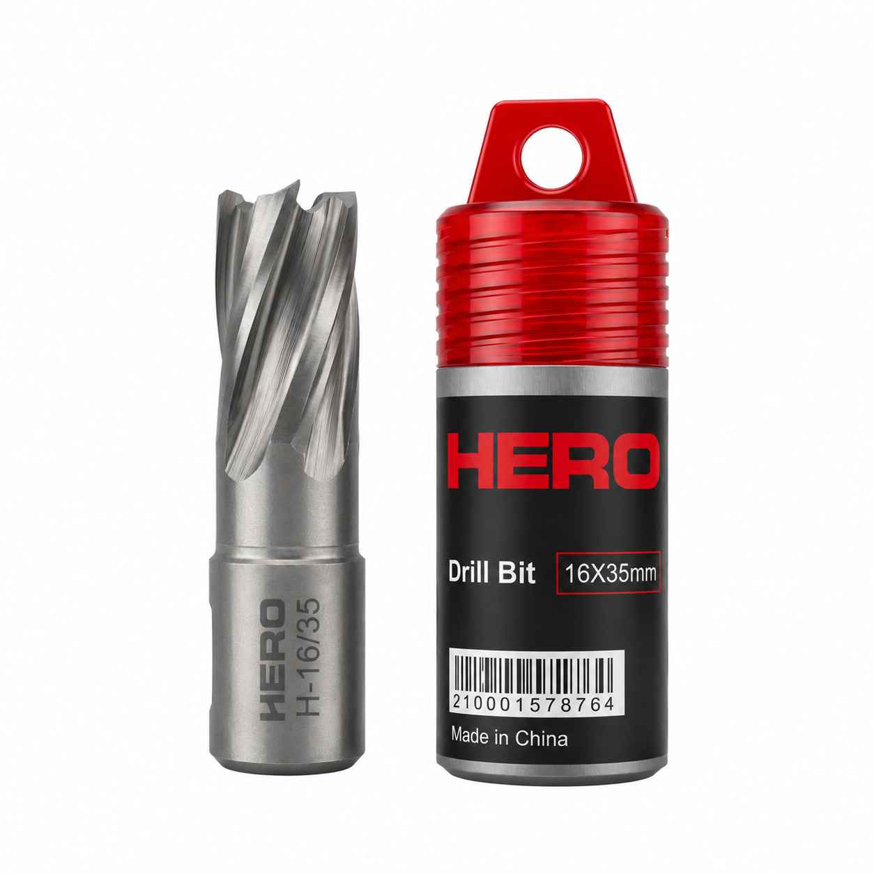 Hero Magnetic Drill Bit 16 x 35 mm TCT Cutting Depth for Fast and Accurate Metal Hole Cutting H-16/35