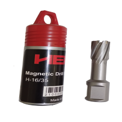 هيرو لقمة مثقاب مغناطيسي 16 × 50 مم بعمق قطع TCT لحفر الفولاذ بعمق أكبر H-16/50