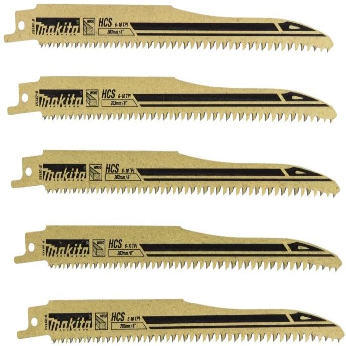 Makita Accessories, Reciprocating Saw Blade Super Express for wood(5PCS) B-05153
