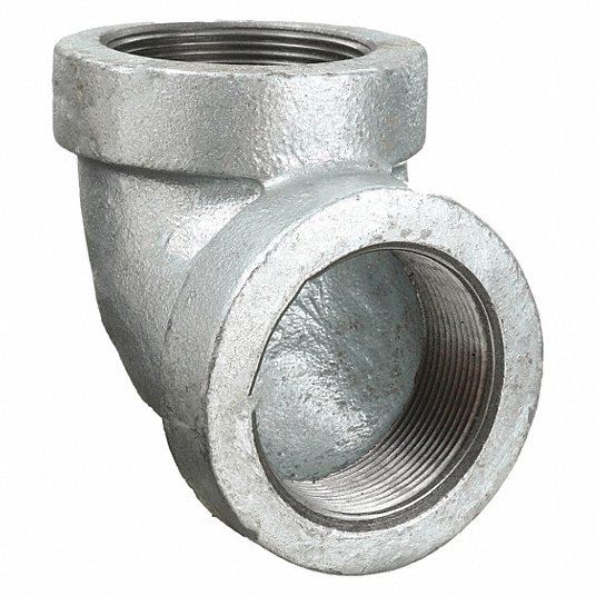 جرينجر ابروفد كوع 90 درجة, حديد المرن, 1 1/2×1 1/2 بوصة, NPT أنثى x NPT أنثى, الفئة 300 1LBH2