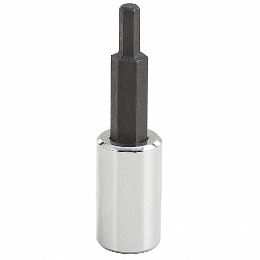 Proto Socket Bit, Insert Length 1 inch, Replaceable Insert No, SAE, Tip Size 5/32 inch, Tip Style Hex J4770532