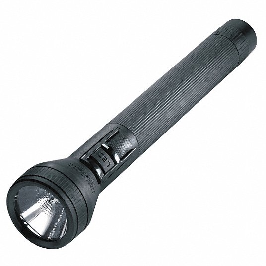 Streamlight Industrial Halogen Handheld Flashlight, Plastic, Maximum Lumens Output: 120, Black3YZK9 25100
