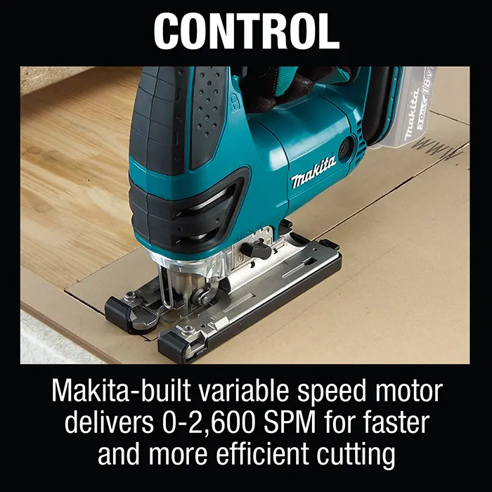 Makita Cordless Jig Saw, 18V, 0 ~ 2,600 SPM, 2.8 kg DJV180Z