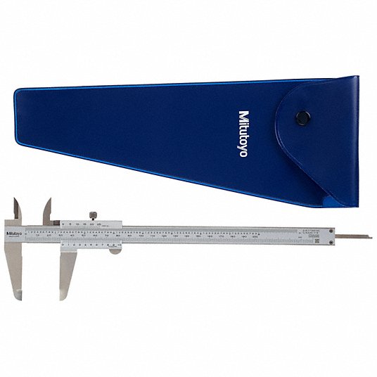 4-Way Vernier Caliper, Range 0 in to 8 in, 0 mm to 203.2 mm, Graduations 0.05 mm 530-118
