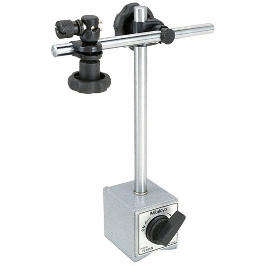 Magnetic-Base Indicator Holder, Base Type Magnetic, Arm Type Rigid, Holding Power 600 N 7010S
