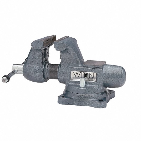 Heavy Duty Combination Vise, 8 in Jaw Width, 7 in Max. Opening, 4 3/4 in Throat Depth 1780A