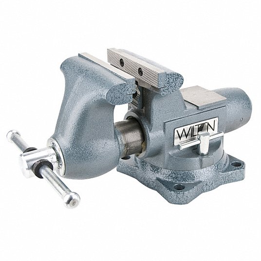 Heavy Duty Combination Vise, 8 in Jaw Width, 7 in Max. Opening, 4 3/4 in Throat Depth 1780A