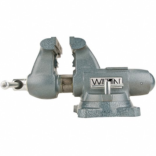 Heavy Duty Combination Vise, 8 in Jaw Width, 7 in Max. Opening, 4 3/4 in Throat Depth 1780A