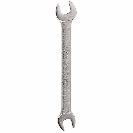 Proto Open End Wrench, Head Size 16mm x 17mm, Overall Length 8 15/64 in 1ANR8 J31617