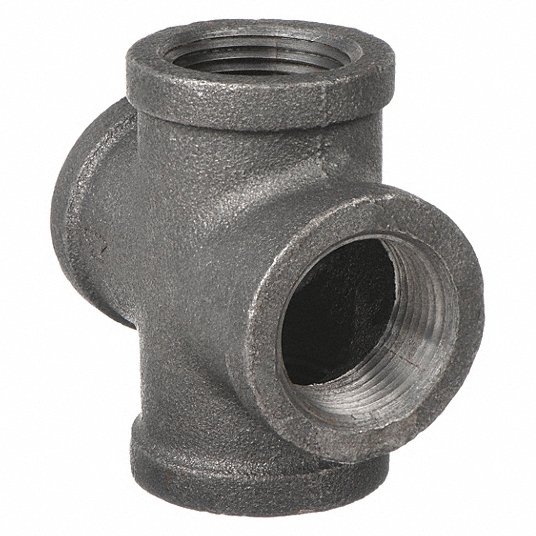 Anvil Cross, FNPT, 1/8 in Pipe Size - Pipe Fitting 310069208