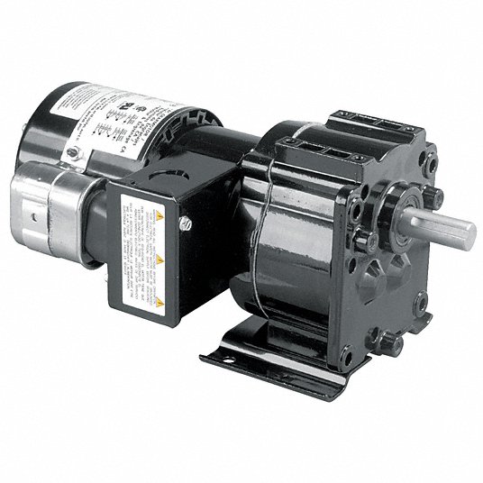Dayton AC Gearmotor 115/230 Nameplate RPM 15 RPM Max. Torque 202.0 in-lb Enclosure TEFC 4Z518