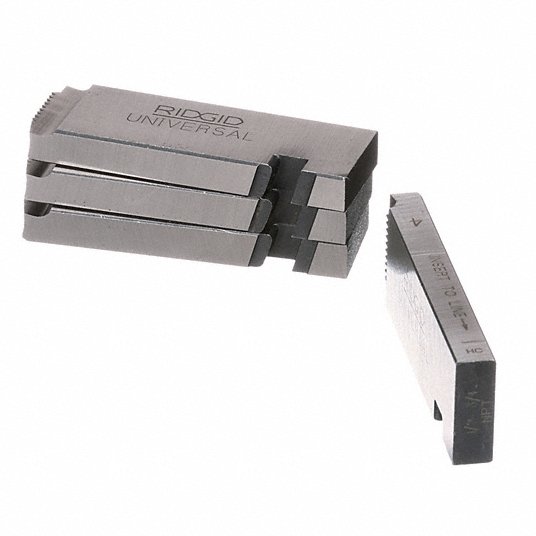 Ridgid Pipe Dies Set for Threading Machine Die Heads, For Nominal Pipe Size 1/2 in to 3/4 in, 14 TPI, NPT 47745
