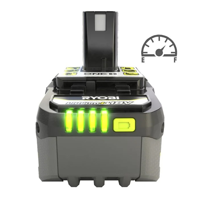 Ryobi 18V Battery, 5Ah, Lithium ion, With charger level indicator RB18L50