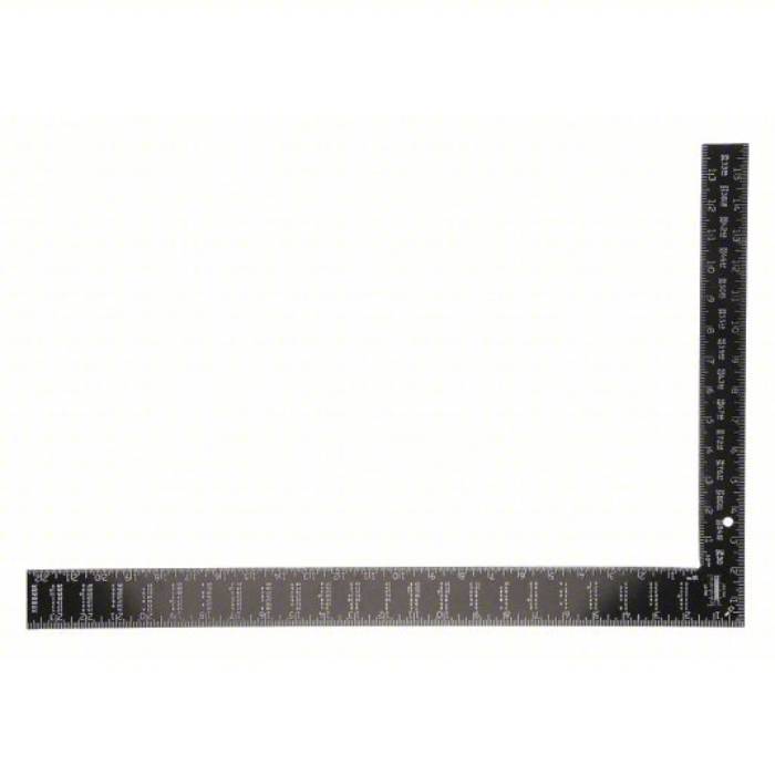 ويست وارد مربع تأطير، من الألومنيوم، مقاس الجسم 24 × 2 بوصة، مقاس اللسان 16 × 1 1/2 بوصة 4MRX6