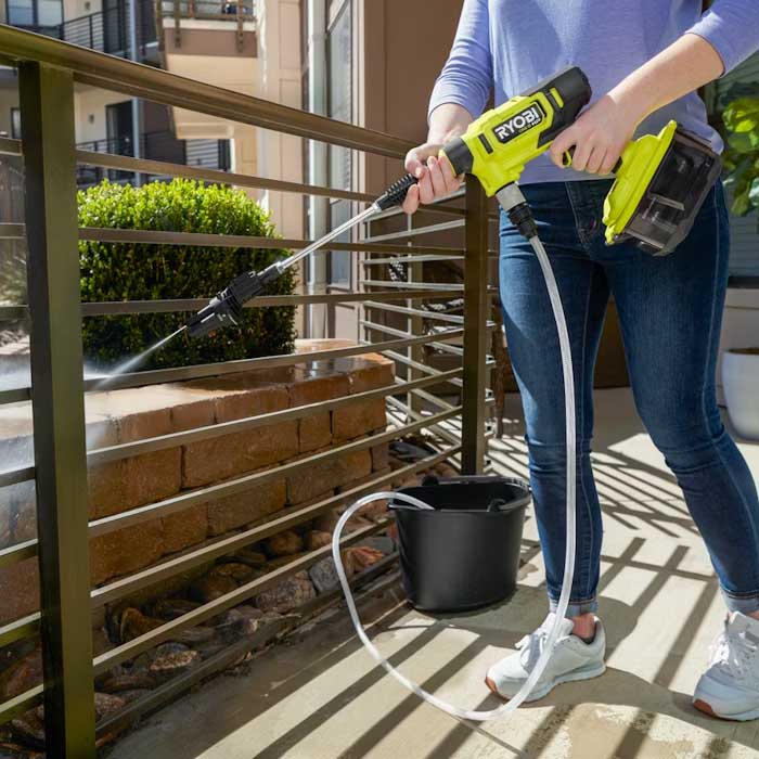 Ryobi Cordless High Pressure Washer Gun, 41 bar, 18 Volt, 2.4 kg RY18PWX41A-0